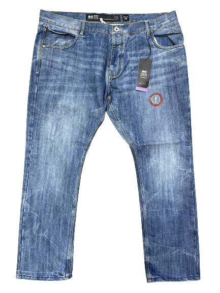 Farkut Cross Hatch sininen denim - Farkut - FAR65 - 1
