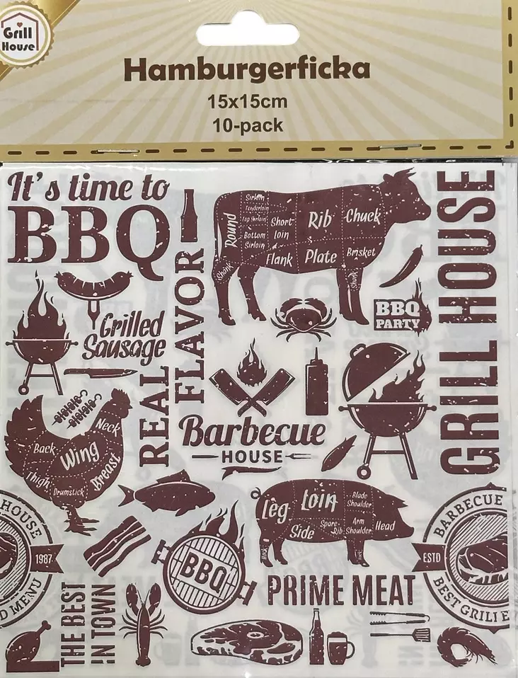 Hampurilaistasku BBQ - Keittiötarvikkeet - PRT1385 - 1