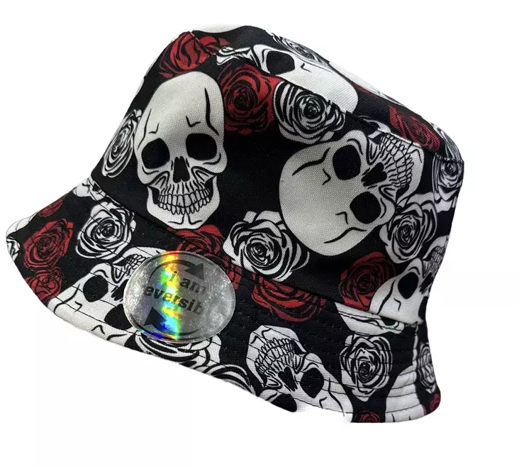 Hattu, Kalastajahattu, Ruusut ja Kallot - Hatut - HAT155 - 1