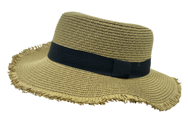 Hattu, ruskea hapsureuna hattu - Hatut - LC635 - 1