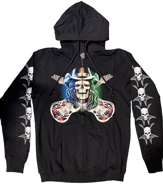 Huppari Country Skull, musta - Hupparit - CU615 - 1