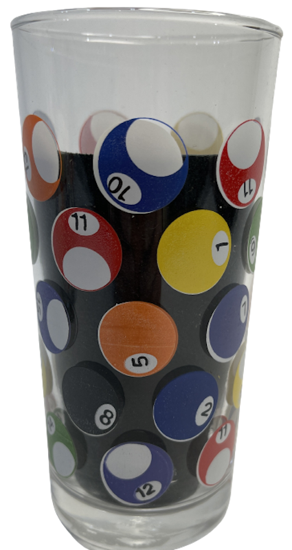 Juomalasi Biljardipallo 1-kpl juomalasi - Astiat - LKM445 - 1