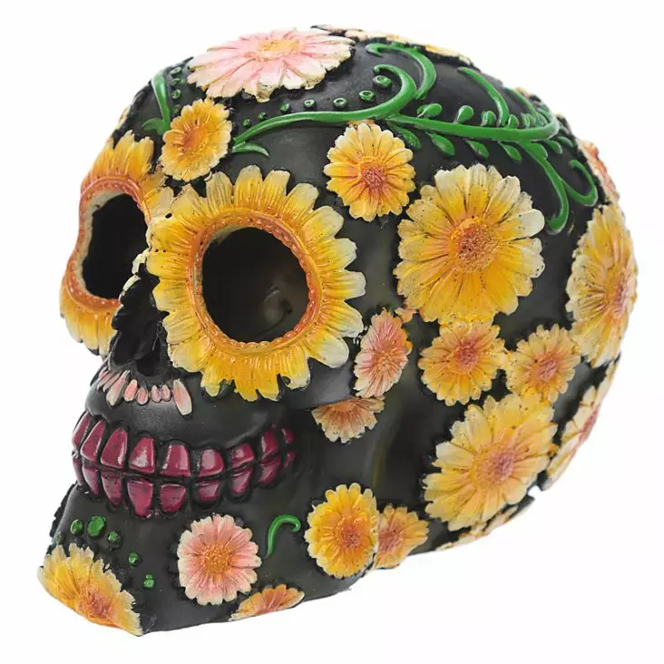 Kallo Day of the Dead, 10,5cm x 11,5 cm - Kallot, Halloweenrekvisiitta - HOR435 - 1