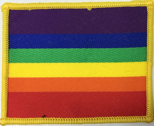 Kangasmerkki-Sateenkaarilippu - Kangasmerkit - K1205 - 1