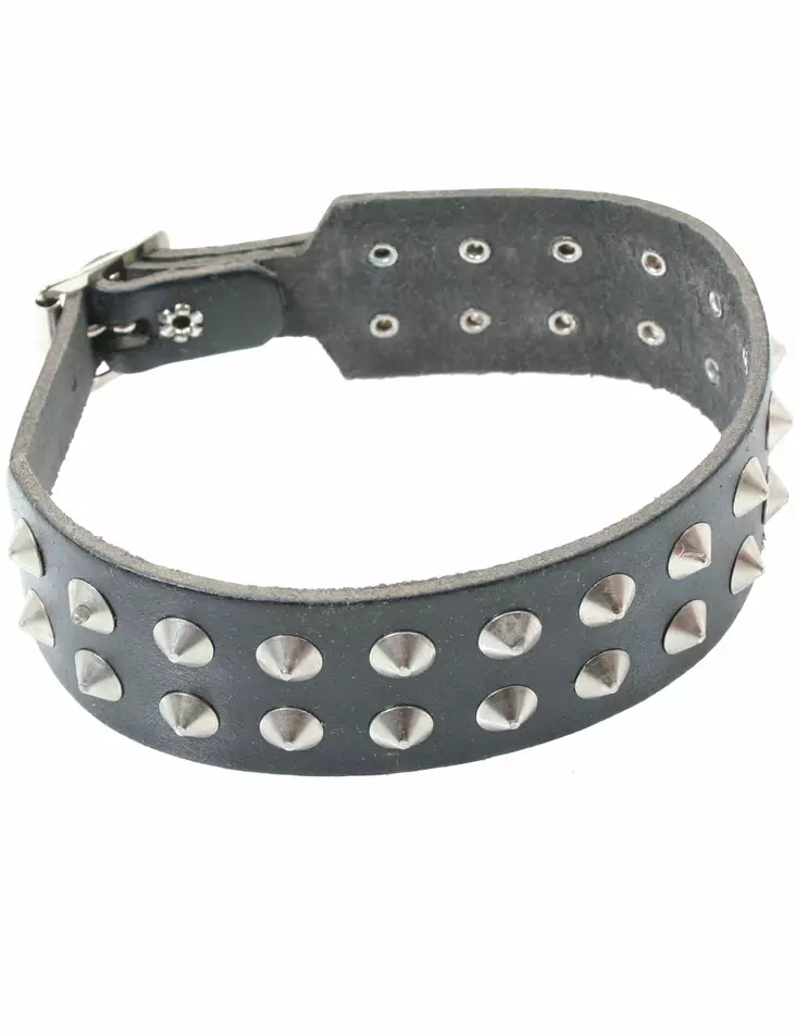 Kaulapanta, 2 riv. kartioniitti - Kaulapannat, rannekkeet, käsiraudat - KK45 - 1