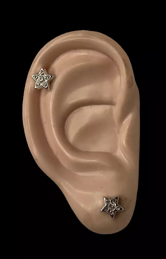 Korvakorut hopeatähti - Korvakorut - KRV185 - 1