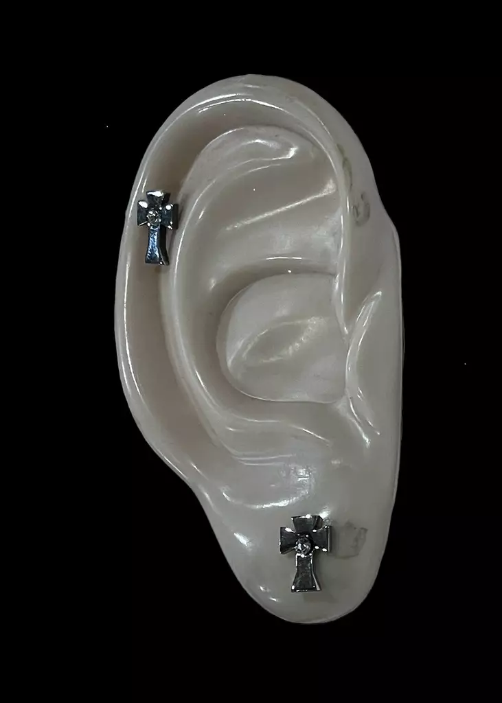 Korvakorut Kromiristi, kirkas kivi - Korvakorut - KRV215 - 1