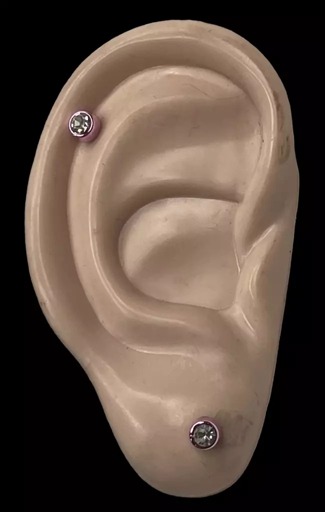 Korvakorut Metallirosa 4 mm - Korvakorut - KRV145 - 1