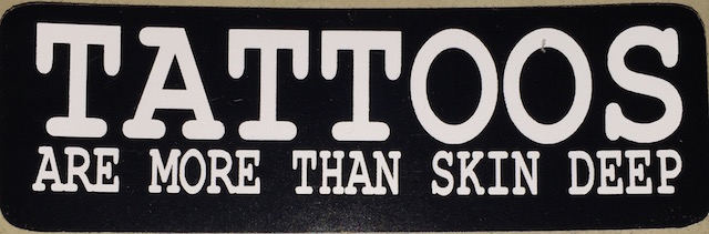 Kypärätarra, Tattoos Are More - Tarrat - TAR165 - 1