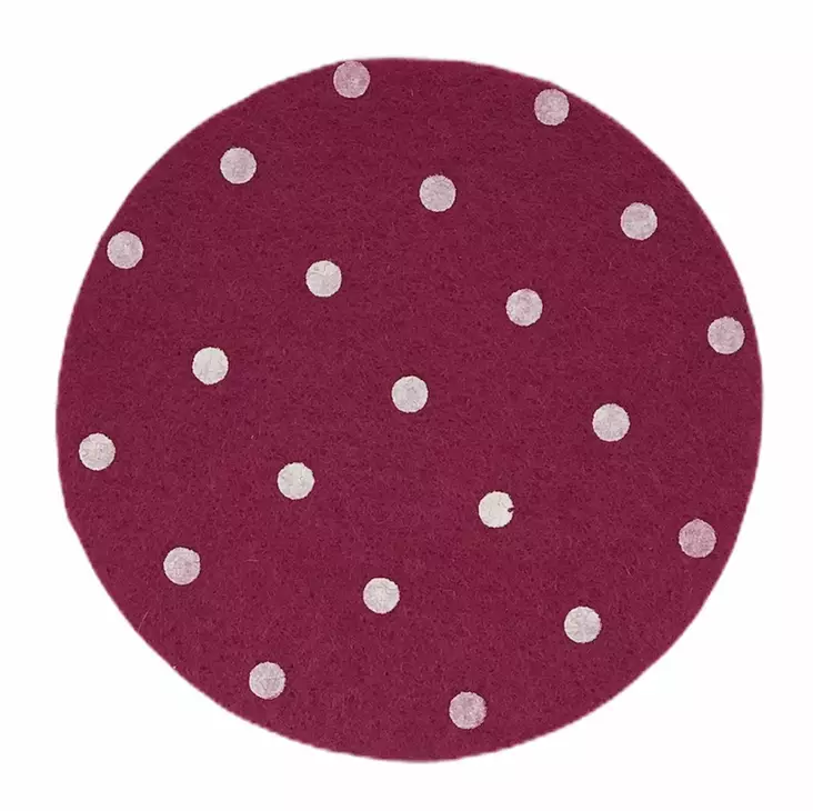 Lasinaluset 4 kpl, pilkullinen huopa - Keittiötarvikkeet - PRT1005 - 1