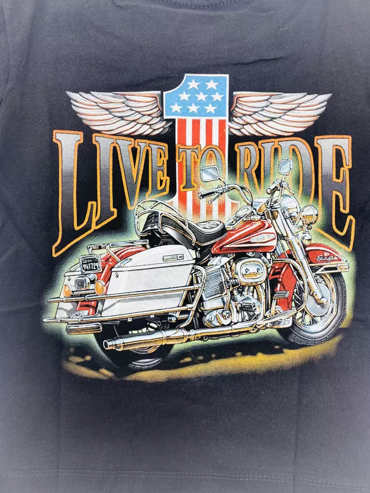 Lasten Tpaita Live to Ride USA1 - T-paidat - KID505 - 1