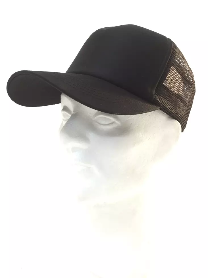 Lippis verkkoperä Trucker musta - Lippikset - LC835 - 1