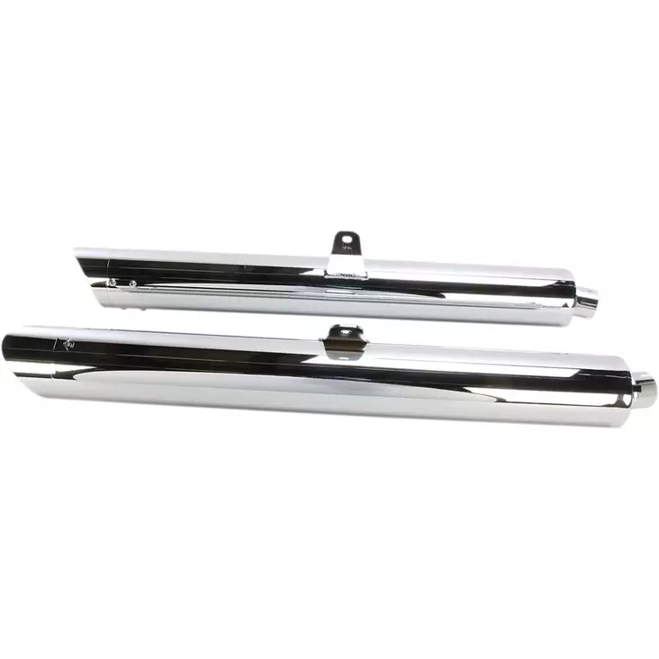 LONG SLIP ON MUFFLERS WITH SCALLOPED TIPS CHROME HONDA - Pakoputket ja niiden osat - 18112535 - 1