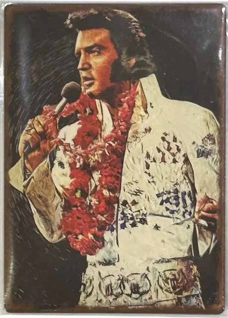 Magneetti Elvis ja lei 5 x 7 cm - Koriste-esineet - MAG45 - 1