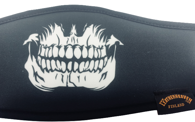 Maski Pääkallo musta valkoinen - Maskit - MASKIK45 - 1