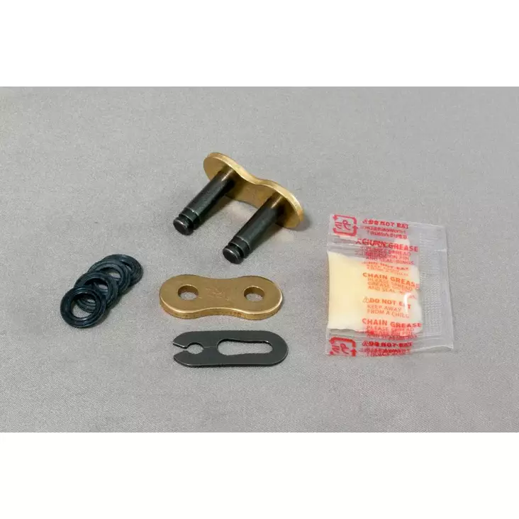 MAX-X 1 CLIP LINK 520 X-RING REPLACEMENT CONNECTING LINK / GOLD|GOLD / CARBON ALLOY STEEL - Ketjut ja ketjulinkit - 12250415 - 1