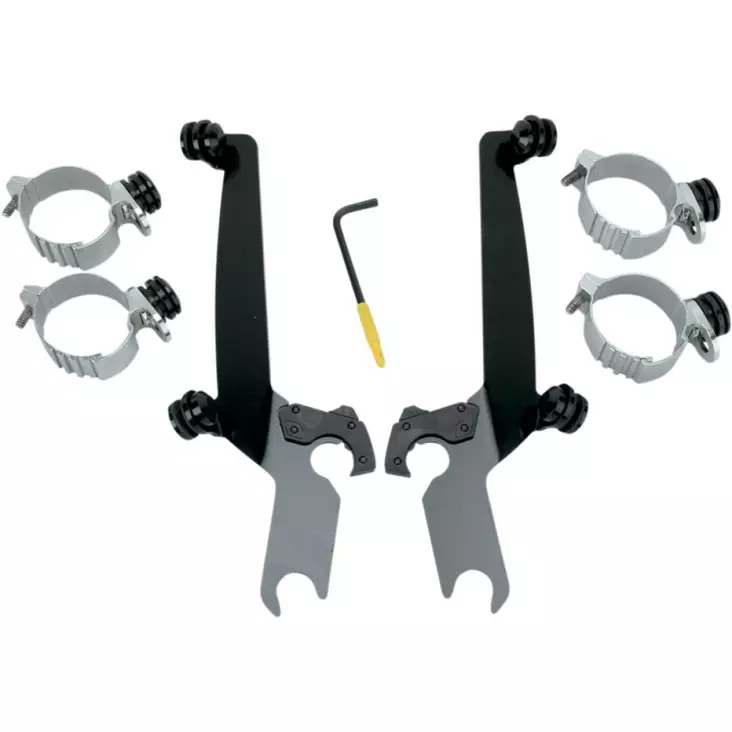 MOUNTING KIT TRIGGER-LOCK SPORTSHIELD-WINDSHIELD BLACK - Tuulilasit ja etumaskit - 23200075 - 1
