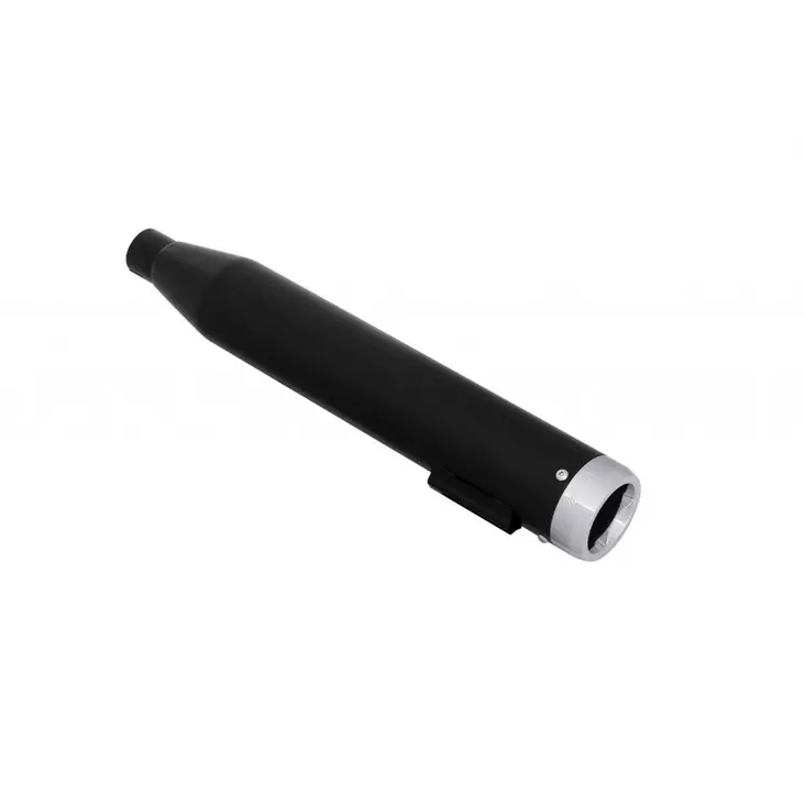 MUFFLER SLIP-ON 3.5" BLACK W/CHROME END CAPS - Pakoputket ja niiden osat - 18113145 - 1