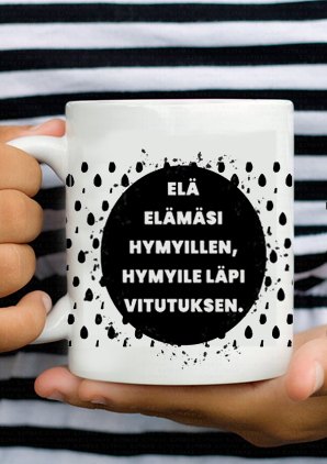 Muki, Irvistys. Elä elämäsi hymyillen - Mukit - LKM345 - 1