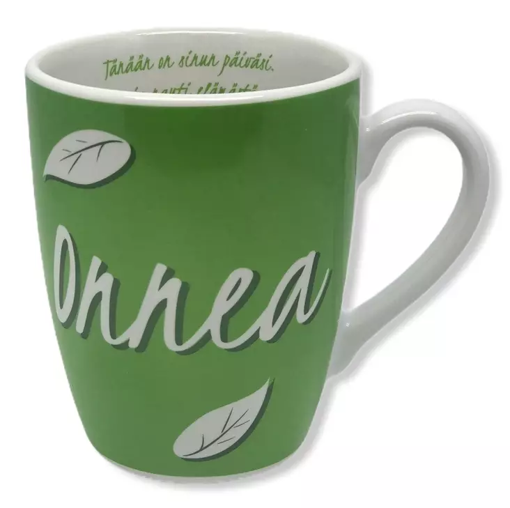 Muki tekstillä, Onnea - Keittiötarvikkeet - LKM275 - 1