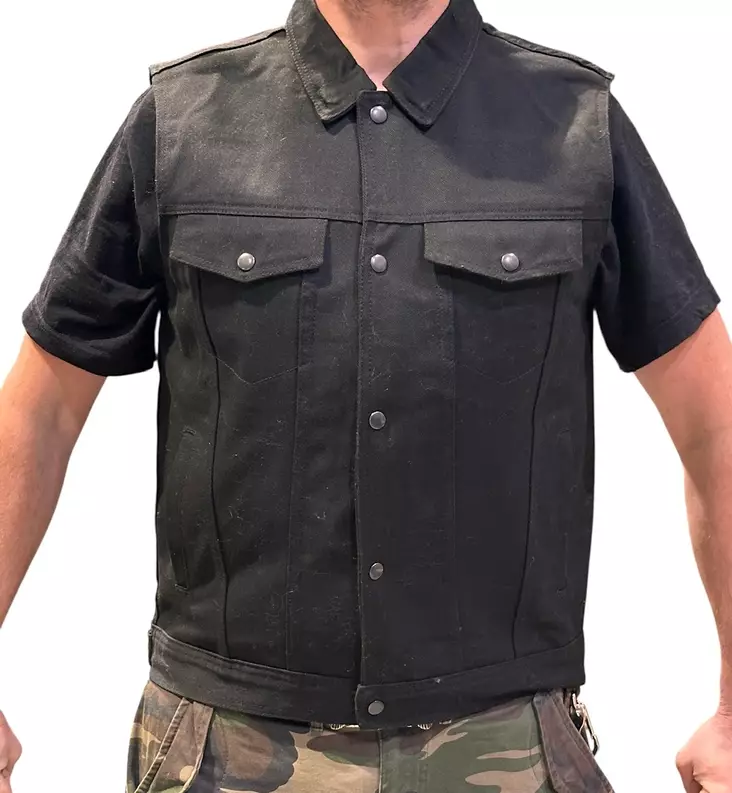 Musta Farkkuliivi, Hot Leathers - Liivit - LI75 - 3