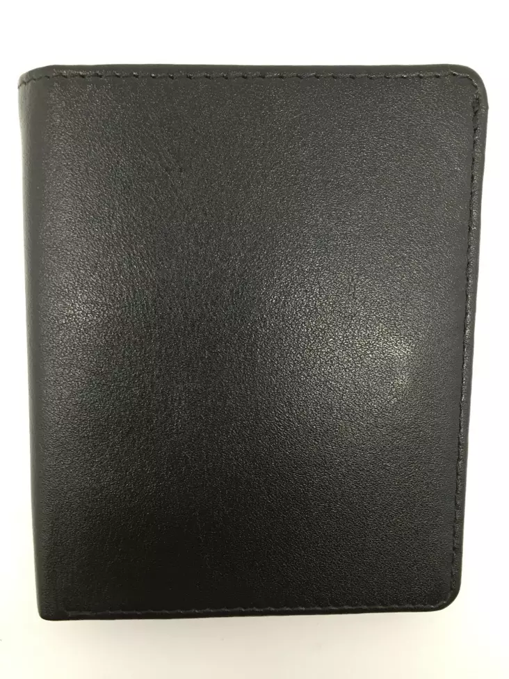 Nahkalompakko, musta - Lompakot ja rahakukkarot - KN285 - 1