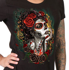 Naisten t-paita Sugar Woman - T-paidat - NP825 - 1