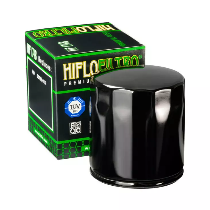 OIL FILTER SPIN-ON PAPER GLOSSY BLACK - Öljynsuodattimet - 07120505 - 1