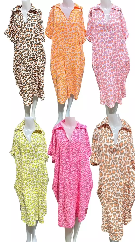 Paitamekko, Leopardi - Hameet ja mekot - NP845 - 1