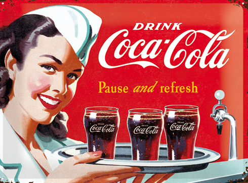 Peltikyltti Coca Cola 30x40cm - Taulut, kehykset - PELT385 - 1