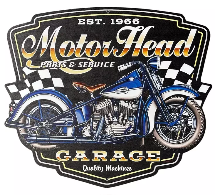 Peltikyltti Motor Head - Taulut, kehykset - PELT535 - 1
