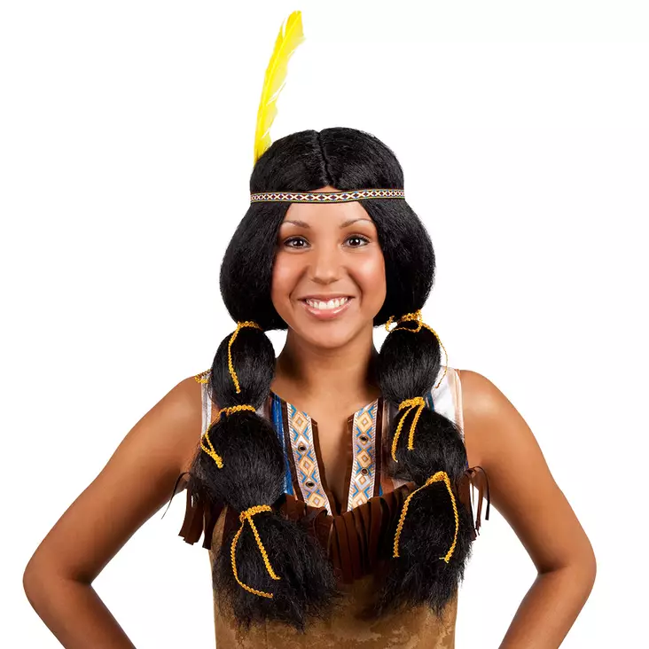 Peruukki Wynona, intiaanityttö - Peruukit - PRU35 - 1