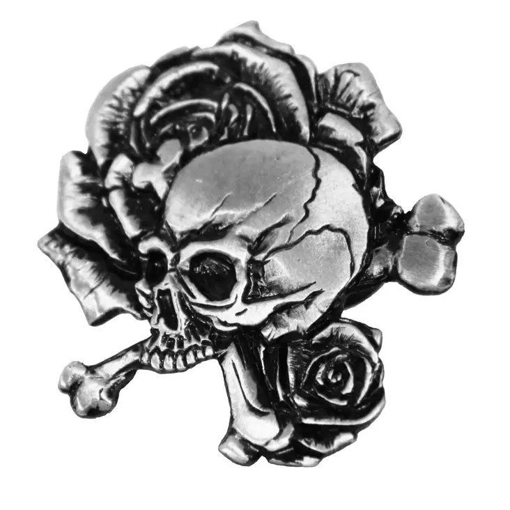 Pinssi Skull Roses - Pinssit - PNS605 - 1