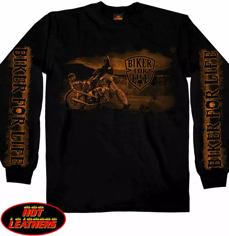 Pitkähiha Biker For Life - Pitkähihaiset paidat - PH255 - 1