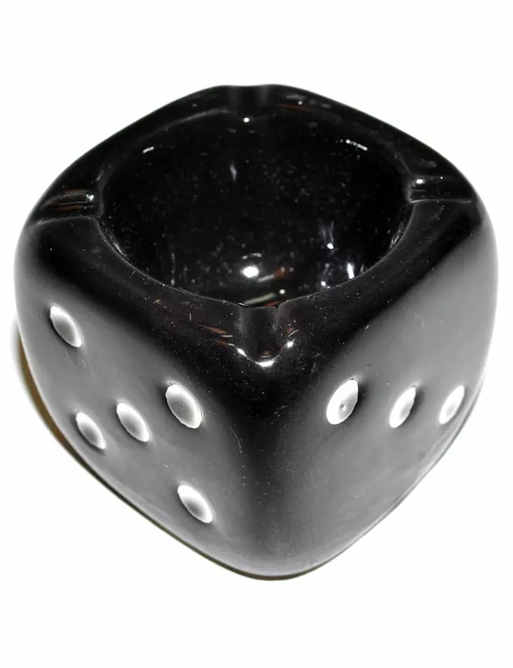 Pöytäroskis, musta noppa - Pöytäroskis ja koteloita - PRT135 - 1