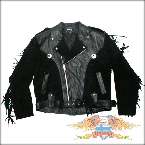 Prätkärotsi, Cowboy, musta mokka/nahka - Nahkatakit - T35 - 1