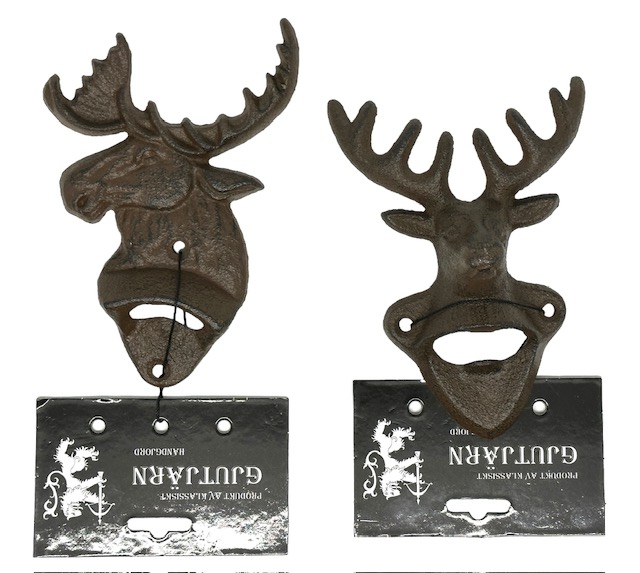 Pullonavaaja Valurauta, Hirvi - Seinälle - PRT1305 - 1