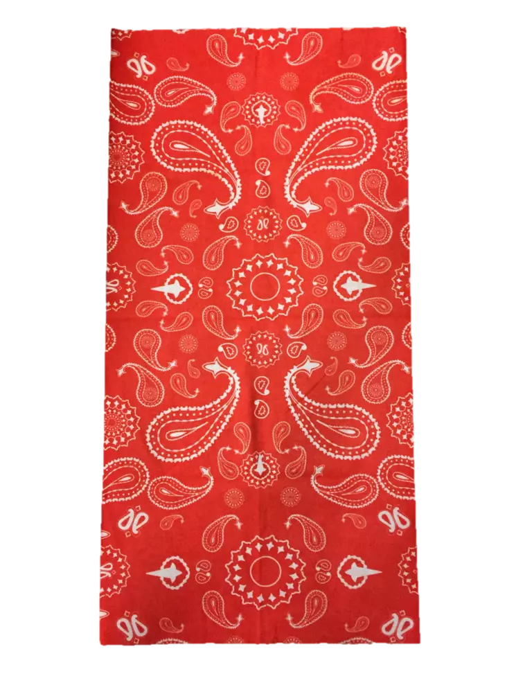 Putkihuivi, Punainen Kashmir kuvio - Putkihuivit - B215 - 1