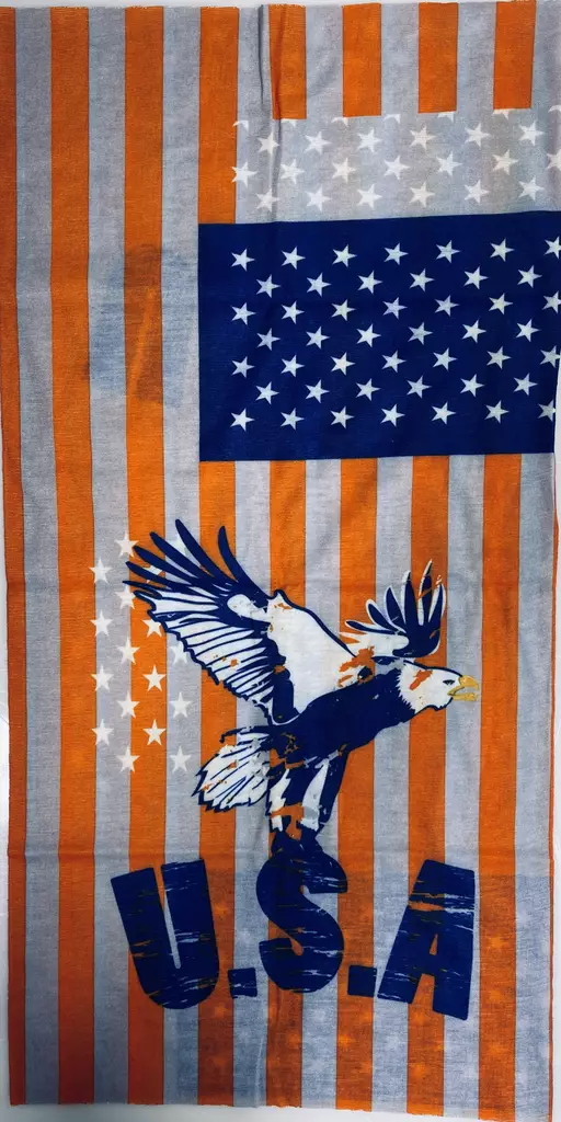 Putkihuivi USA lippu, sinivalko kotka - Putkihuivit - B285 - 1