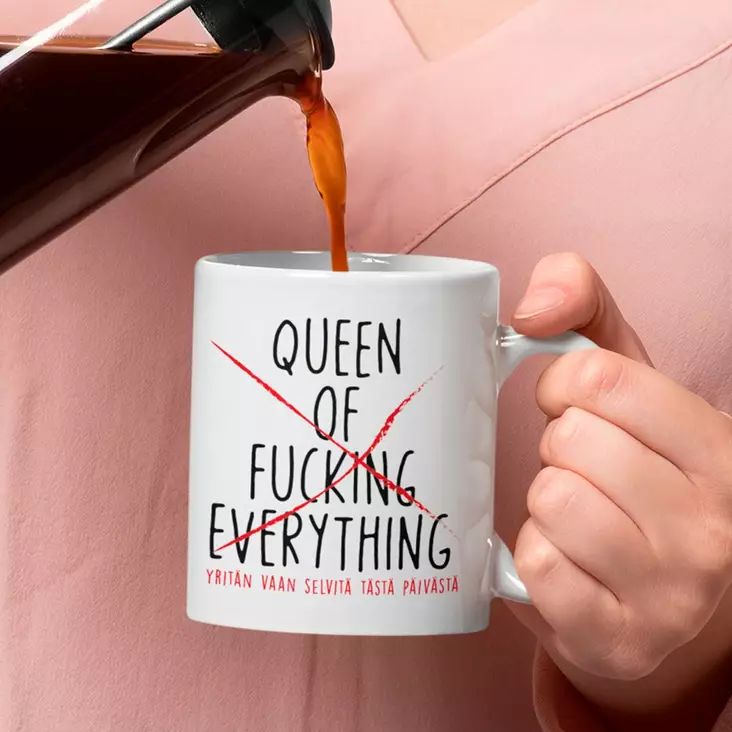 Q niinkuin Quningatar, kahvikuppi - Mukit - LKM335 - 1