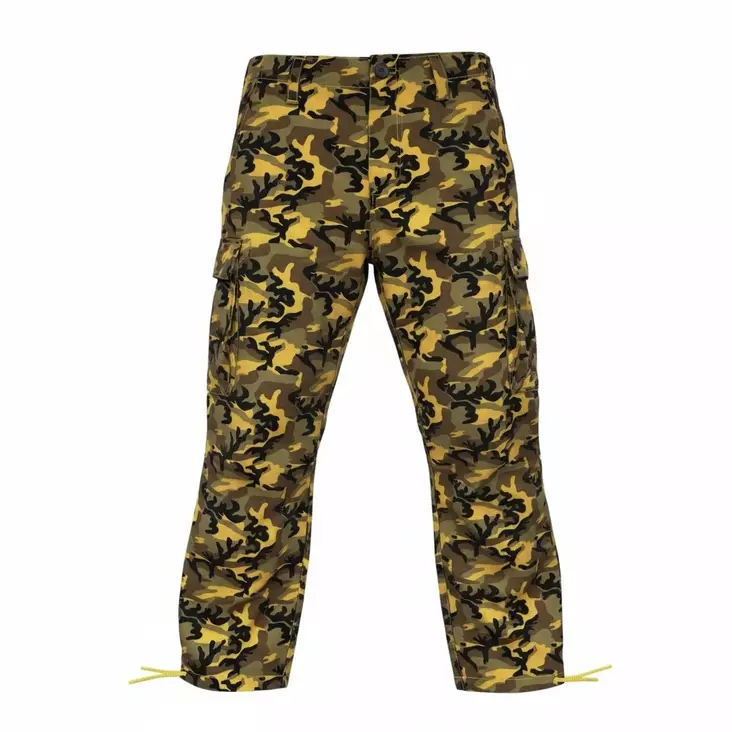 Reisitaskuhousut, Keltainen Camo - Reisitaskuhousut - HO635 - 1