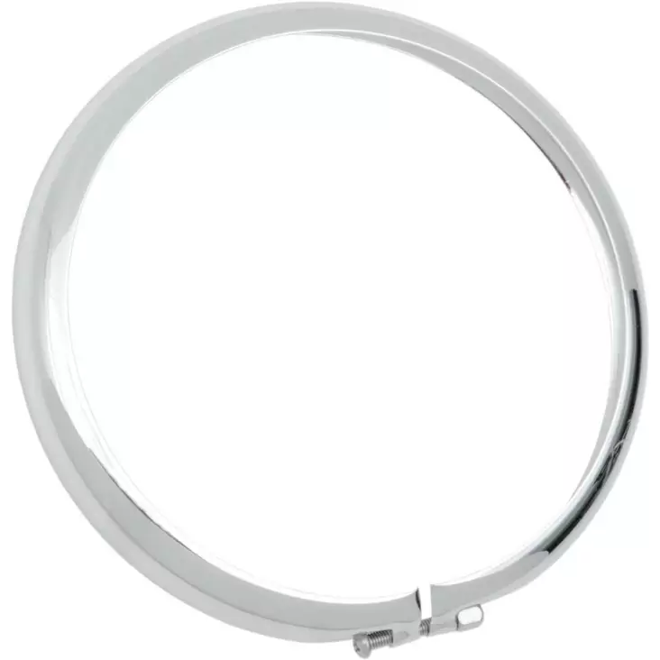 REPLACEMENT CHROME TRIM RING FOR BOTTOM-MOUNT HEADLIGHT 5.75" PE:20010553 - Tuulilasit ja etumaskit - 20010555 - 1