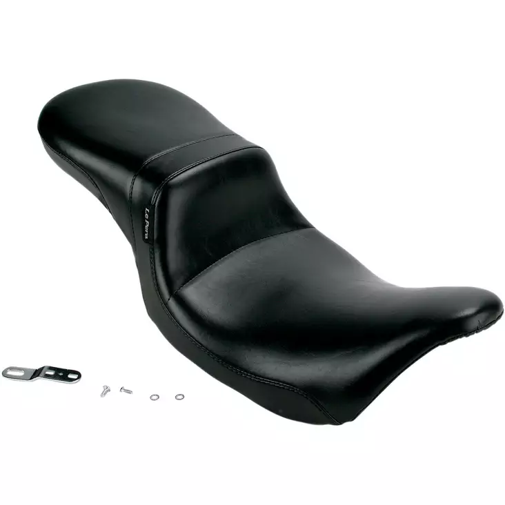 SEAT DAYTONA TWO-UP SMOOTH BLACK - Satulat ja satulanpäälliset - 08010375 - 1