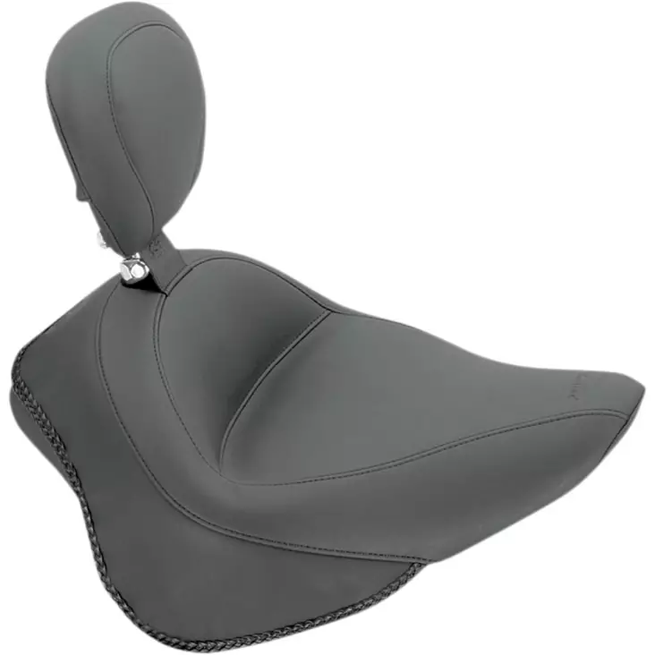 SEAT SOLO WIDE TOURING VINTAGE SMOOTH WITH BACKREST - Satulat ja satulanpäälliset - 08020765 - 1