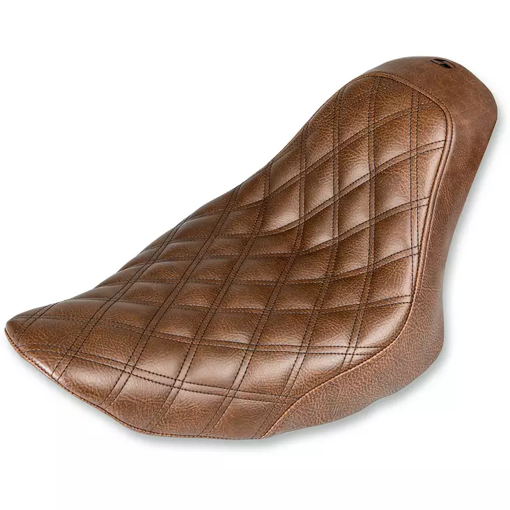 SOLO SEAT RENEGADE™ LS FRONT VINYL|SADDLEGEL™ PLAIN BROWN - Satulat ja satulanpäälliset - 08020915 - 1