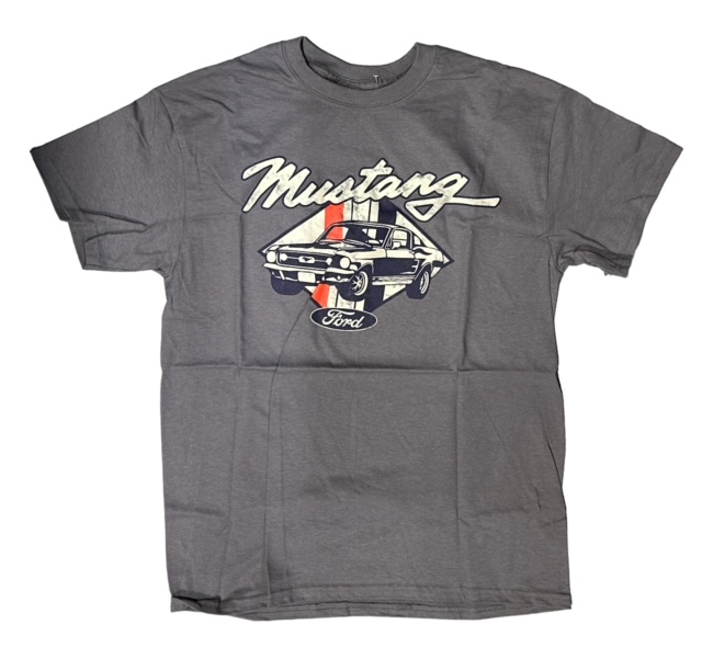 T-paita Ford Mustang, harmaa - T-paidat - TP1415 - 1