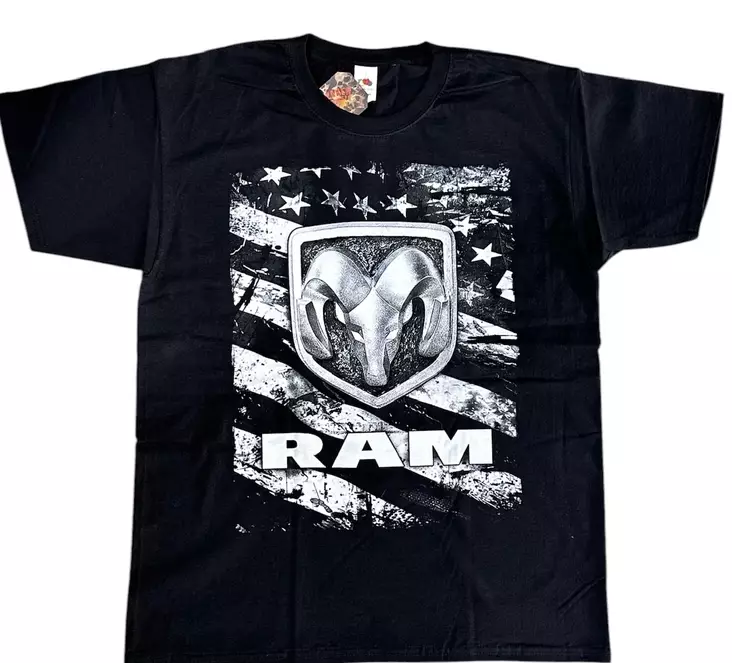 T-Paita RAM logo, musta - T-paidat - TP1495 - 1