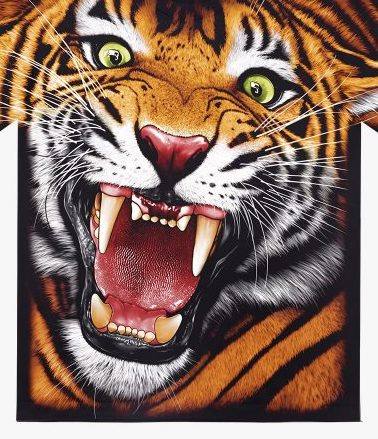 Tpaita Tiikeri jumboprintti reilu koko - T-paidat - TP1245 - 1