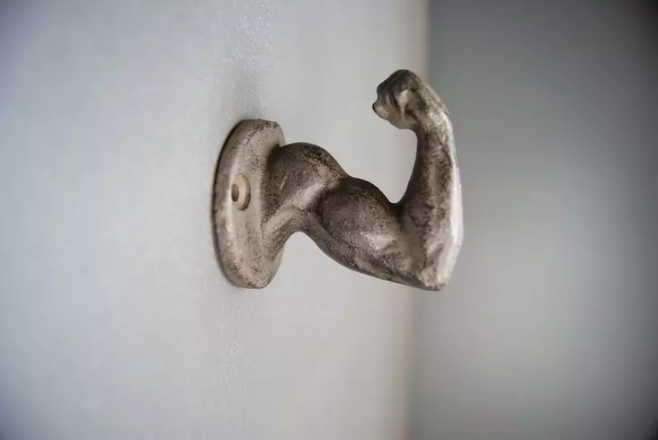 Valurautakoukku "Haba" - Naulakko - HOOK105 - 1