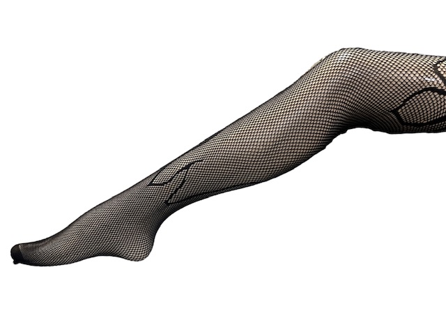 Verkkosukkahousut liekkikuviolla - Sukkahousut - SU265 - 1